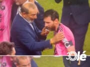 EL MOMENTO DE FURIA DE MESSI CON DON GARBER, EL COMISIONADO DE LA MLS